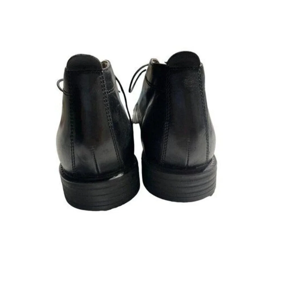 Clarks Mens Black Leather Chukka Boots Lace Up Ankle Boots Siz 11.5 261193877105
